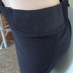 ASOS  hour glass black pencil skirt woman size 10 stretch sides back slit 28”long Photo 1