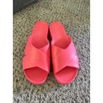 Sun & Shadow Sun & Stone‎ Isllap Coral Women's Platforms Slip on Slide Sandals Size 7 Photo 1