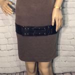 Bella D Cowl Neck Knit Dress With Half Bel… Size M Photo 2