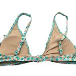 Cotton On Body Knot Front Scoop Bikini Top Floral Green Colorful XL Photo 1