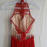 Paparazzi Beaded Embroidered Net Jersey Gown by  Prom Size 2 Photo 5