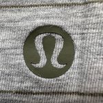 Lululemon Top Love Crew III Short Serve Stripe Heathered Core Light Grey Sage Photo 9