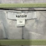 Kensie  Blazer Jacket Womens Plus 3X Black Open Front Career 3/4 Sleeve Stretch Photo 3