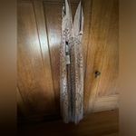 Lulus Lulu’s Luminous Night Taupe Glitter Sequin Maxi Dress, Size M, NWT Photo 4