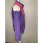 Vtg Y2K Ski Jacket Womens M Neon Funky Retro 70s Bold Color Block Winter Coat Purple Size M Photo 6