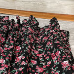 Dreams & Co. Long Floral Print Cotton
Gown Black Size 1X Photo 3
