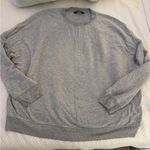 Splits59  Andie Fleece Sweatshirt in Heather Gray Photo 3