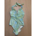 Trina Turk Spa & Swim Collection One Piece Halter Swimsuit Size 6 Xx1346 Photo 3
