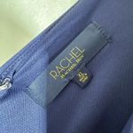 Rachel Rachel Roy Ruffled Sleeve Cropped Jumpsuit Navy Size XL Stretch Blue Photo 4