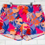 Columbia Women's 2X Tropical Floral Print Elastic Waist Athletic Shorts Photo 0