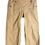 Veronica Beard Sigrid Khaki High Rise Wide Leg Cargo Utility Pants Size 6 Photo 0