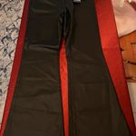 NWT Coated Black Flared jeans Size 14 Photo 0
