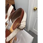 Cole Haan  Two-Tone Leather Strappy Heels – Size 9B Photo 7