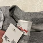 Disney  Sweater Unisex‎ Sz M Pullover Mickey Mouse Grey Crew Neck Photo 7