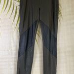 BCBG MaxAzria faux leather leggings olive/black Moto style Size S Photo 5