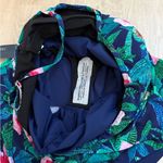 NWT TrimShaper Farrah Scoopneck Swim Romper Swimsuit | Jungle Oasis Print | 20W Photo 5