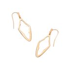 Kendra Scott NWT!  Elongated Abbie Open Frame Earrings in Rose Gold Photo 1
