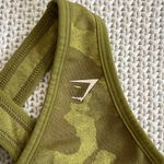 Gymshark Green Camo Adapt Seamless Sports Bra Size M Photo 3