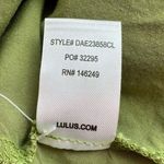 Lulus Lulu’s Missie Olive Green Floral Print Ruffled Tie-Back Midi Dress | Small Photo 14