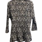 Laura Scott  Leopard Print Blouse Photo 1