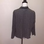 Leslie Fay  vintage black & white checkered double breasted office formal blazer Photo 4