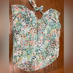 LC Lauren Conrad  Floral Blouse with Pastel Hues Photo 2