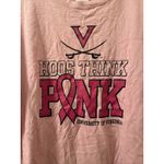 Anvil UNIVERSITY OF VIRGINIA Cavaliers Adult Unisex T-Shirt "HOOS THINK PINK" Size M Photo 4