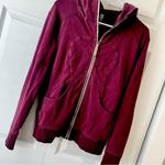 Lululemon  Heavyweight Scuba Zip Up Hoodie in Heathered Burgundy Size 6 Photo 1