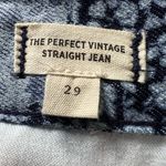 Madewell The Perfect Vintage Baggy Straight Jean 29 Women’s Quilted Floral NG259 Photo 4