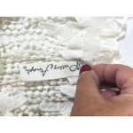 Pretty Angel Floral White Lace Off The Shoulder Crop Tiered Top Sheer Blouse S M Photo 4