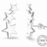 Sterling Silver NIB - Sterling 925 Silver Star Stud Earrings. Photo 0
