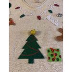 DKNY DIY Ugly Holiday Sweater V-neck Size XL Christmas Party Photo 8
