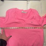 Vineyard Vines  Heritage Knit Cotton V-Neck Sweater Pink Size Medium Preppy Photo 3
