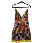 Alexis  Yiana Embroidered Mini Dress Floral Lace Trim Size M Photo 1