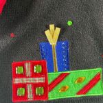 Tiara International (S) CHRISTMAS COLLECTION SWEATER BLACK/RED WITH SEQUINS NWOT Photo 3