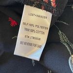 Lost + Wander ‎ Black Fleur Floral Off The Shoulder Bell Sleeve Top Size S Photo 12