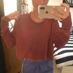 Forever 21 Maroon/red Cropped Light Weight Sweater  Photo 0