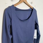 Alo Yoga NWT - Alosoft Ribbed Show Stopper Long Sleeve Shirt Athletic Gym Workout Photo 3