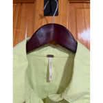 Free People Billie Mini Dress Long Sleeve Ruffle Tiered 100% Cotton Green Size M Photo 4