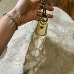 Coach Kristin Op Art Shoulder Bag Pink Cream Sequin Convertible Strap #16791 Photo 8