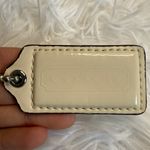 Coach 2"  Patent Leather Fob Bag Charm Hang tag Hangtag Photo 0