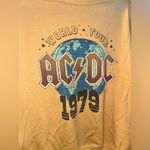 AC/DC NWOT AC⚡️DC world tour 1979 crew neck sweatshirt Photo 3