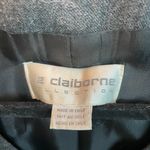 Liz Claiborne  Vtg Women 100 %  Wool Blazer Jacket Shoulder Pads Gray One Button Photo 5