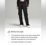 Lululemon Dance Studio Relaxed Fit Cargo Pants Black Size Small NWT Sold Out Photo 8
