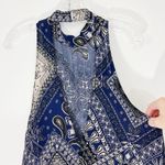 Free People  Beaux Slip Dress in Scarf Print Size Small Photo 5