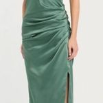 🆕 SIMKHAI Hansel Halter Neckline Maxi Dress Park Slope Green Sz 4 Photo 1