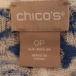 Chico's  Floral Print Lightweight Kimono Swim Cover Vacation Beach Size OP or S Photo 5