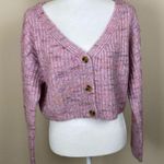 BP . Cropped Marbled Knit Button Front Sweater Size Medium NWT (B3) Photo 0