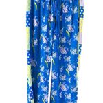 UGG Women's  Blue Yellow Floral Seahorse Pajama Set S Photo 5