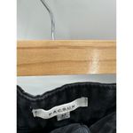 PacSun Black Wash Mini Denim Skirt Raw Hem Womens Size 27 Photo 4